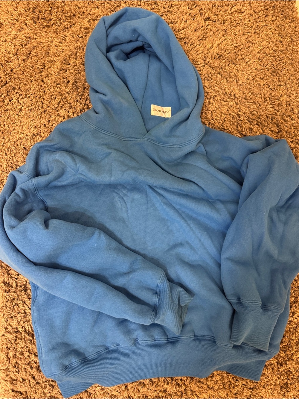 Bound 2 yeezy Blue Men's Pullover Hoodie